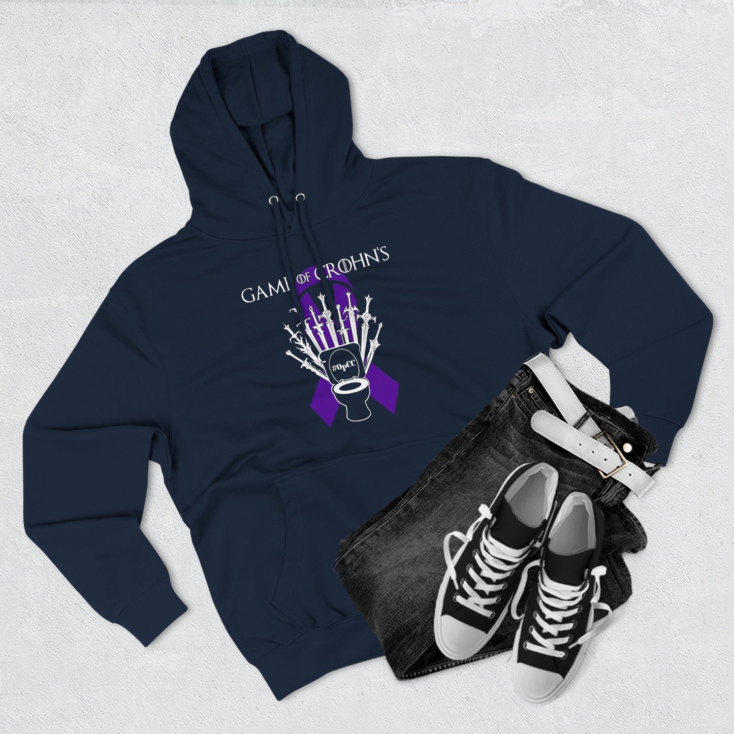 Game of Crohn's Awareness Hoodie
