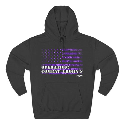 Operation: Combat Crohn's - Purple Flag Awareness Hoodie