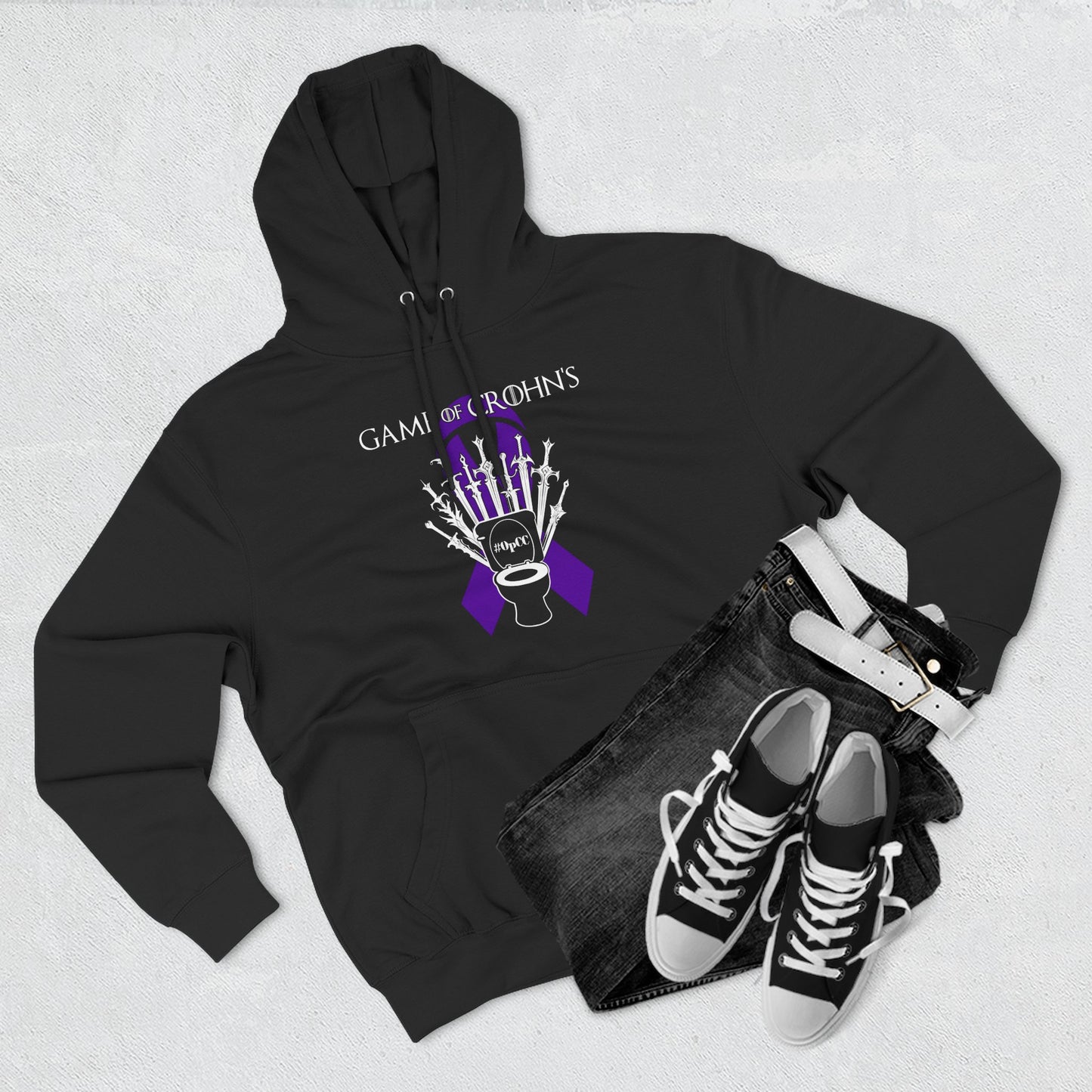 Game of Crohn's Awareness Hoodie