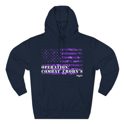 Operation: Combat Crohn's - Purple Flag Awareness Hoodie